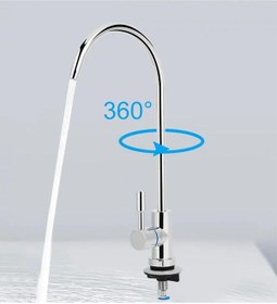 Resim Tüm Su Arıtma Cihazlarına Uyumlu Lüks Krom Musluk Paslanmaz 