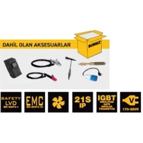 Resim Merstek Dxwdmma 200E Inverter Kaynak Makinesi 