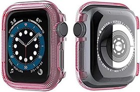 Resim Zore Apple ile uyumlu Watch 38mm Watch Gard 03 Kasa Koruyucu Pembe 