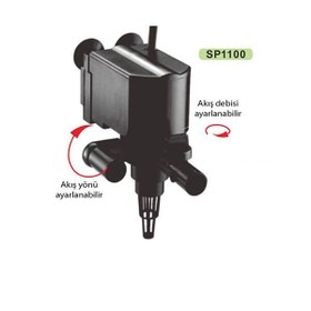 Resim Resun Sp-1100 Akvaryum Kafa Motoru 8W 