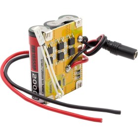Resim Orion 18650 11.1v 2000mah 15c 3s Bms Devreli Şarj Konnektörlü Matkap Pili 