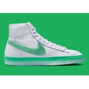 Resim Nike Kadın Beyaz-Yeşil Blazer Mid '77 Spor Ayakkabı Cz 