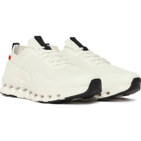 Resim Derimod Zero Kadın Beyaz Kalın Tabanlı Bağcıklı Kumaş Sneaker 26PFE49566F 