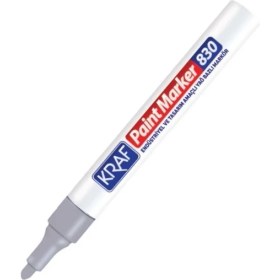 Resim Kraf 830 Paint Markör Rötuş Kalemi Gümüş 