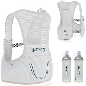 Resim Monyee Inoxto Ix592 2.5l Outdoor Sırt Çantası - 2 Adet 450ml Su Torbası İçeren Bisiklet, Yürüyüş, Trekking Çantası Açık Gri Ve Yeşil Gri - Yeşil 