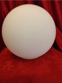 Resim Glob Avize Camı.beyaz Renkte Çap:25.00cm-duy Yuvası:11.00cm Süt Beyaz 