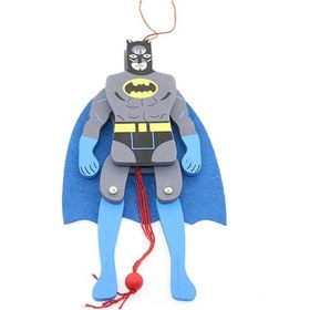 Resim Larimar Ahşap Sallanan Batman Figürü - 9092741564942lmr 