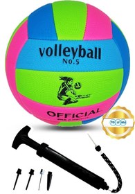 Resim Tosima Dikişli Voleybol Topu 5 Numara Soft Touch Voleybol Topu Renkli Voleybol Topu 