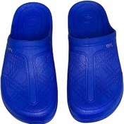 Resim MK6001 Kaymaya Dirençli Erkek Terlik Hastane Banyo İş Terliği Mav Mavi 