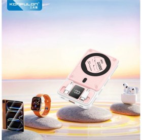Resim Konfulon M25W 10.000 Mah 20W Pd Magsafe Powerbank - Pembe 