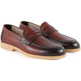 Resim Libero L5956 Erkek Kauçuk Taban Bağcıksız Günlük Loafer Ayakkabı Taba 