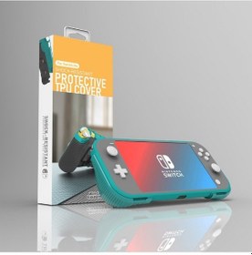 Resim Switch Lite Koruyucu Kabuk Oyun Kartı Kutusu İçin Koruyucu Kılıf Braketi Kavrama Saf Yeşil 