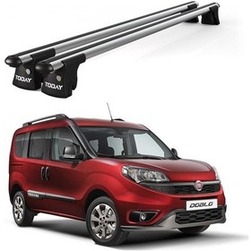 Resim Trio-ı Fiat Doblo 2010 Ve Sonrası Uyumlu Kilitli Ara Atkı 135cm Port Bagaj Tavan Barı 