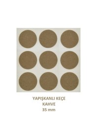 Resim Zemin Koruyucu, Keçe Seti, Kahve, 8 Parça 