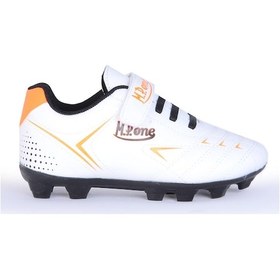 Resim Mp 242-2103ft Beyaz Cırtlı Krampon Erkek Çocuk Futbol Ayakkabı 001 