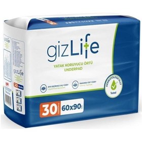Resim Gızlıfe Gizlife 60x90 Serme-yatak Koruyucu-alıştırma Pedi 