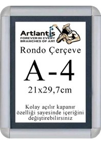 Resim Tak Çıkar Rondo Çerçeve A4 21x30 Cm 1 Adet Açılır Kapanır Çerçeve Aç Kapa Çerçeve A4 Afiş Çercevesi 