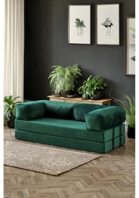 Resim Mobetto Legoom Açılır Kanepe Yatak Olabilen, Aktivite Koltuğu - Yeşil 