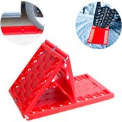 Resim Ally Mobile Ally Araç Lastik Kar Ve Çamur Paleti Tekerlek Patinaj Pedi Katlanabilir Kırmızı 