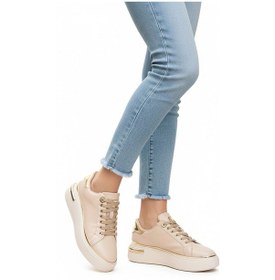 Resim Aspor Bej Bağcıklı Kadın Sneaker Çok Renkli 