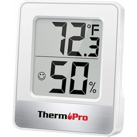 Resim ThermoPro TP49W Mini İç Mekan Dijital Sıcaklık ve Nem Ölçer Termometre - T08648 