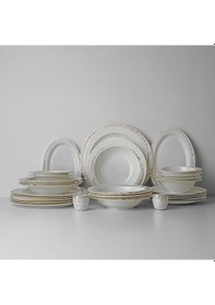 Resim Carla Gold Yaldızlı 28 Parça Porselen Yemek Takımı 