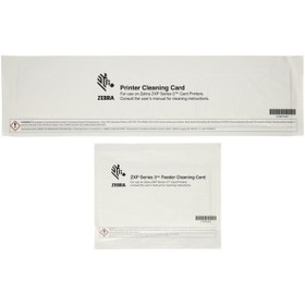 Resim VK Zebra Zxp3 Series 3 Temizleme Kiti Temizlik Kartı Orjinal Zebra Temizleme Kiti 