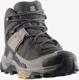 Resim Salomon X Ultra 5 Mıd Gore-tex Kadın Outdoor Botu Nine Iron L47754500-10976 Çok Renkli 