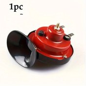 Resim Turcoshop11 12v Yüksek Desibelli Tren Kornası - Dayanıklı Metal, Kırmızı, 1 Adet, Kolay Montaj 