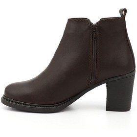 Resim Gönderi R Kadın Kahve Antik Fermuarlı Kalın Topuklu Bot Gkzb13420431 Kahve 