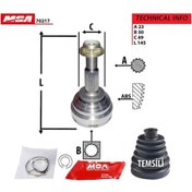 Resim MGA 70217 Aks Kafası Dış CLIO III / Logan Mcv 06- 1.5 DCI 