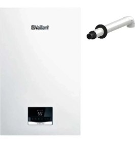 Resim Vaillant Ecotec Intro 24 kW Tam Yoğuşmalı Kombi Hermetik Baca ile Enerji Tasarruflu Isıtma 