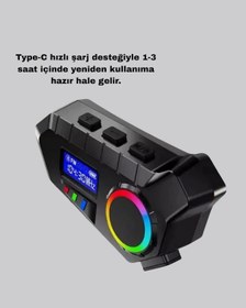 Resim Mey İthalat Bluetooth 5.4 Kablosuz İnterkom+ Motor Disk Kilidi 