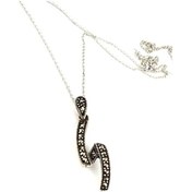 Resim Markazit Taşlı 925 Ayar Gümüş Kolye (500575295) 