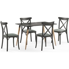 Resim Şık Ve Dayanıklı Capri Tonet Sandalye Ve Compact Masa Takımı 