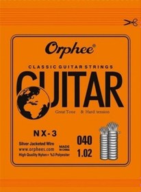 Resim Orphee Nx-3 Klasik Gitar Sol Teli 