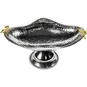 Resim Antepsepeti Gümüş Kaplama Ayaklı Bakır Gondol 27cm 