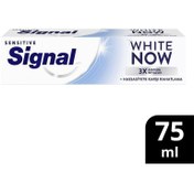 Resim Signal diş macunu white now sensitive anında 3 kat beyazlık 75 ml 