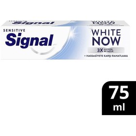 Resim Signal diş macunu white now sensitive anında 3 kat beyazlık 75 ml 
