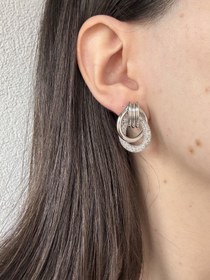 Resim Silver Ataç Küpe 