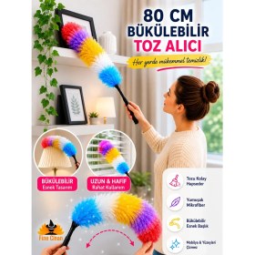 Resim Fine Clean Anti Statik Toz Alıcı Bükülebilir Püskül Gökkusağı (1 Adet) 