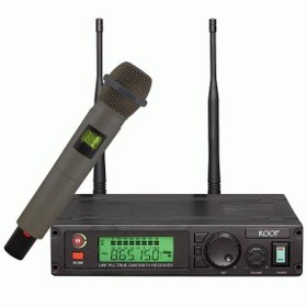 Resim ROOF R-1100 1 El Tek Kanal UHF Telsiz Mikrofon 