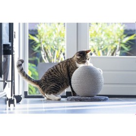 Resim Hnrlıshp Karlıe Kedi Tırmalama Küresi Bolly Gri 30.5cm 