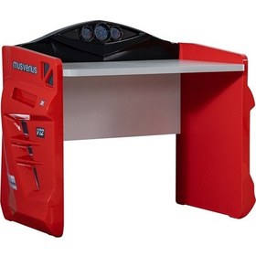 Resim Setaymobilya Sports Arabalı Yatak Uyumlu Çalışma Masası - Kırmızı 