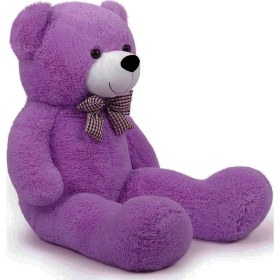 Resim Sole 80 cm Papyonlu Sevimli Peluş Ayıcık - % 100 Yerli Pelüş Ayı... 