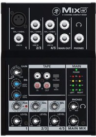 Resim Mackie Mix5 5 Kanal Deck Mikser. 