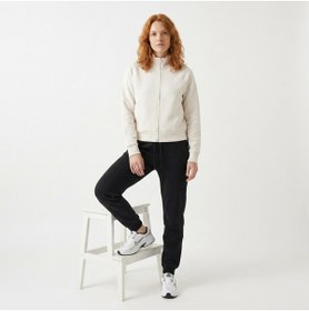 Resim Sportive Kaia Full-Zip Kadın Beyaz Günlük Stil Eşofman Üstü 26YK0001-KBYZ 