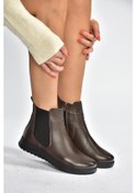 Resim Fox Shoes V324501103 Kahverengi Hakiki Deri Kadın Bot Kahverengi-hakiki Deri 