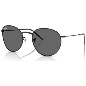 Resim Ray-ban Rbr 0103s 002gr 53 Round Reverse Round Reverse Unisex Oval Siyah Metal Güneş Gözlüğü Siyah 