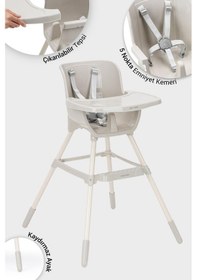 Resim Ergo Mama Sandalyesi 2025 Model, Taş Rengi, Ergonomik & Kolay Temizlik 